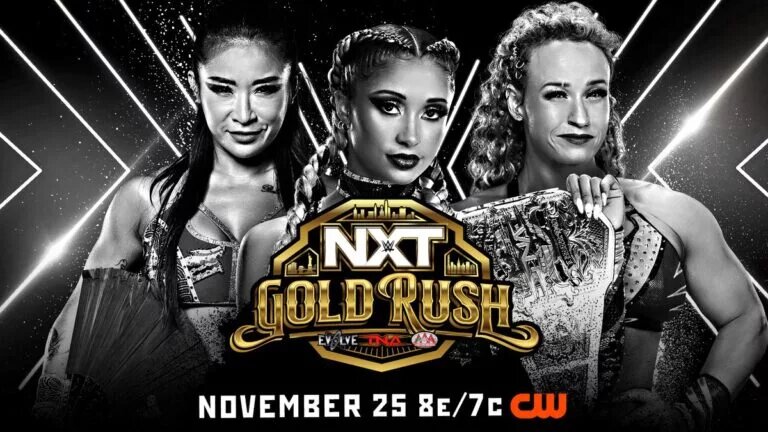A graphic for NXT Gold Rush 2025.