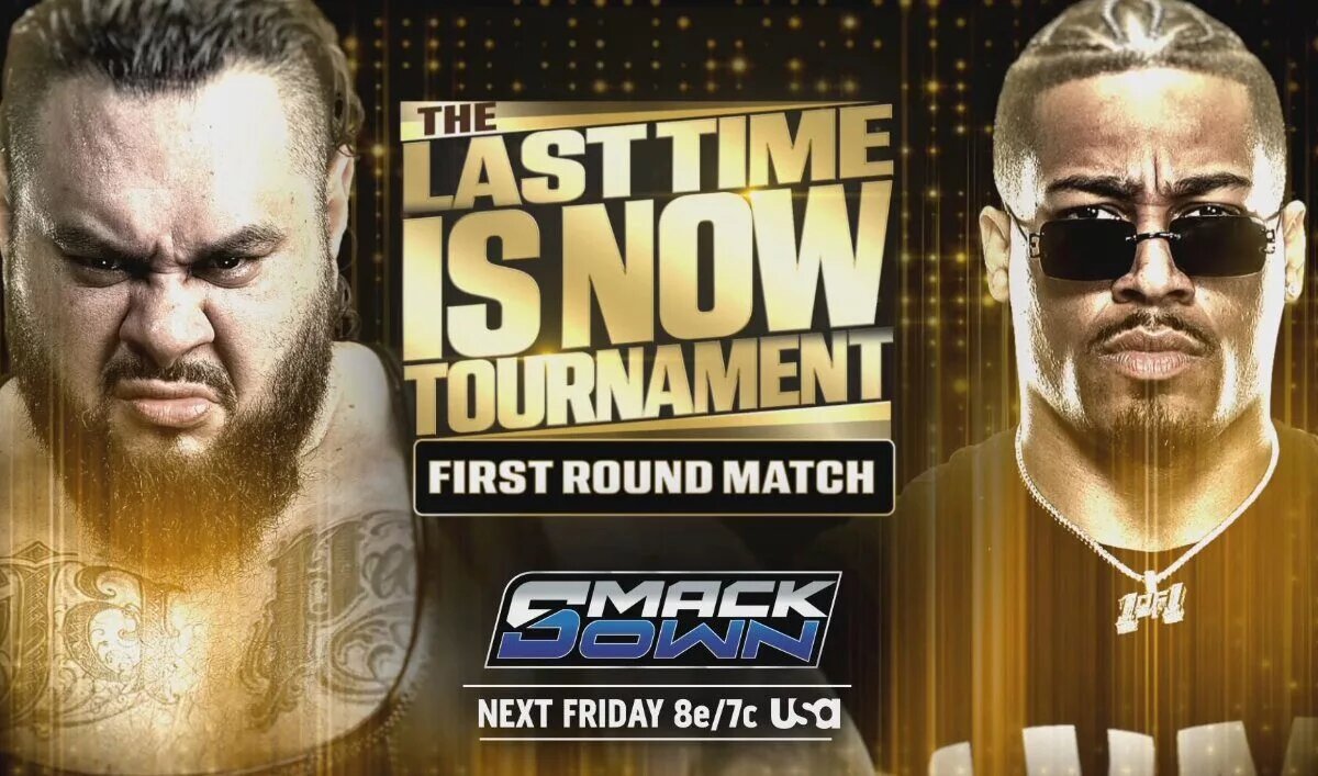 A graphic for WWE SmackDown results for November 21, 2025.