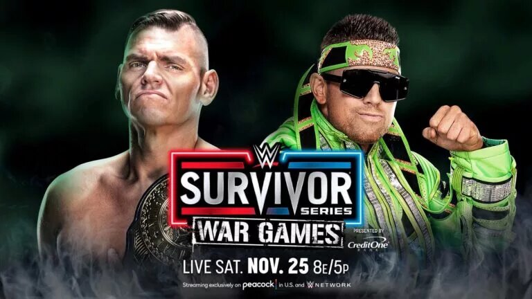 A graphic for the WWE Intercontinental Championship Matches at WWE Survivor Series.