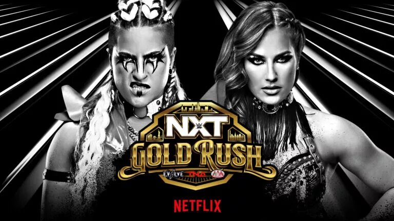 A graphic for WWE NXT Gold Rush, which a new WWE Speed Champion was crowned.