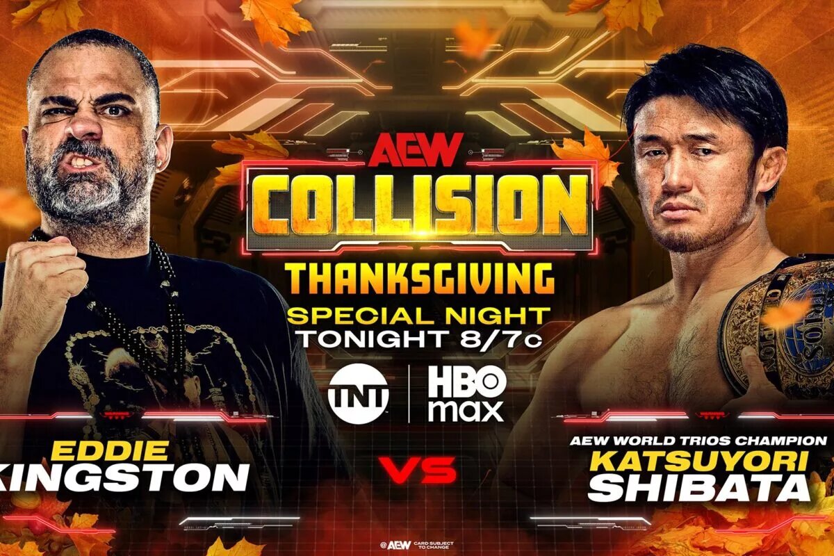 A graphic for AEW Collision Thanksgiving Speical.
