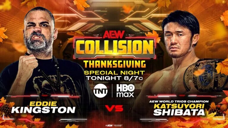 A graphic for AEW Collision Thanksgiving Speical.