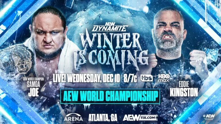A graphic for AEW Dynamite: Winter is Coming.