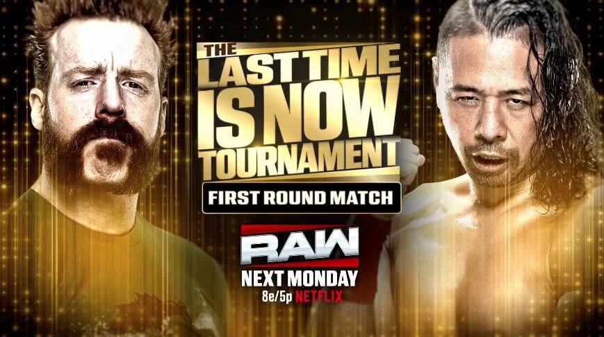 A graphic for the John Cena "The Last Time is Now" Tournament on WWE Raw.