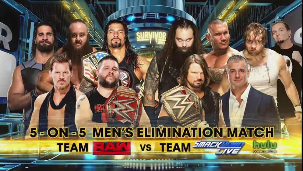 A graphic for the greatest WWE Survivor Series teams.