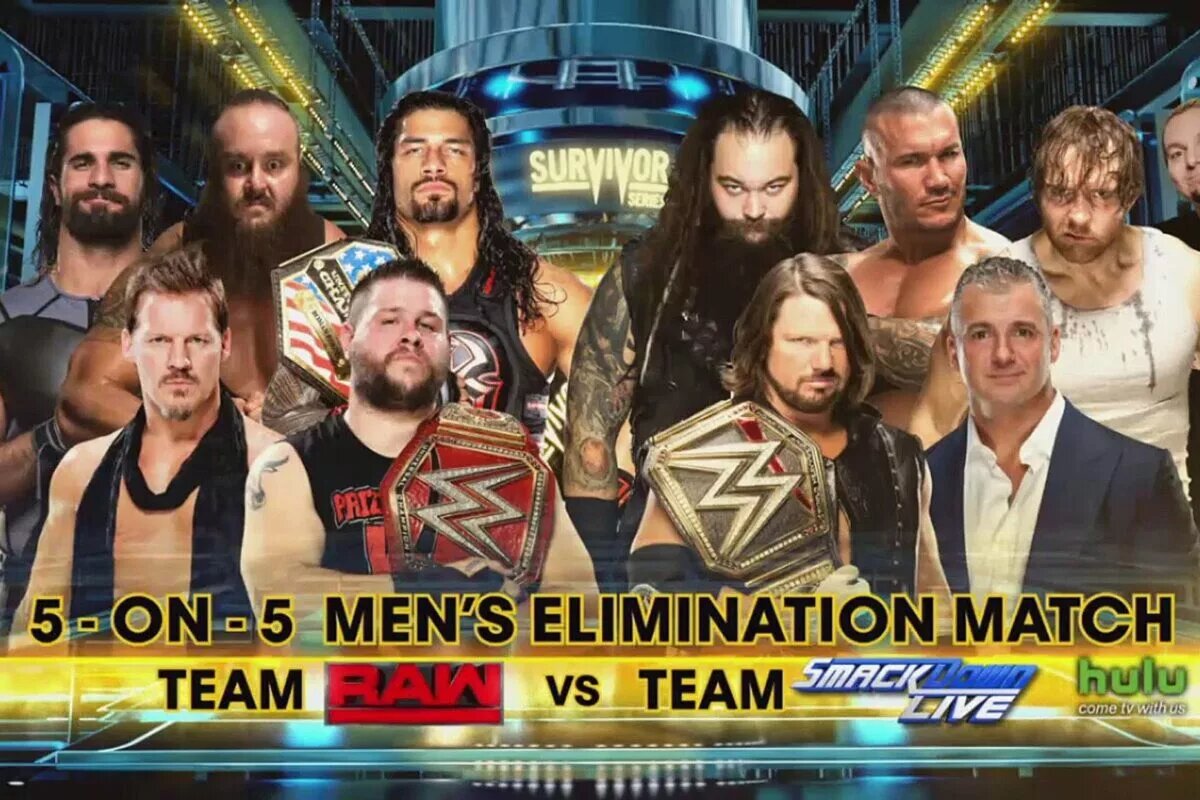 A graphic for the greatest WWE Survivor Series teams.