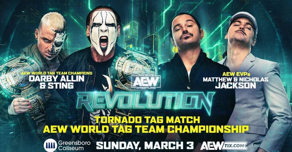 A graphic for the best wrestling retirement matches, with the retiree winning.