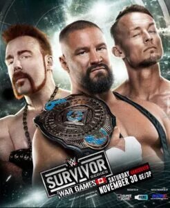 A graphic for the WWE Intercontinental Championship Matches at WWE Survivor Series.