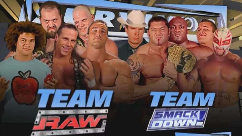 A graphic of WWE Survivor Series main events better than WrestleMania.