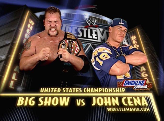 A graphic of WWE legend John Cena in Madison Square Garden (MSG).