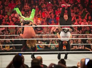 Image of WWE's Kane and the Undertaker giving Tombstones