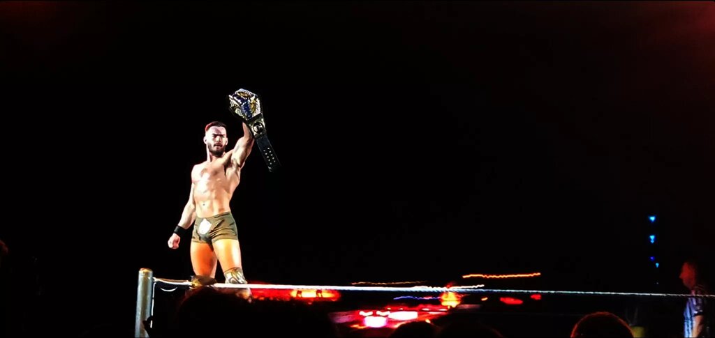 Austin Theory WWE Live Birmingham April 2023