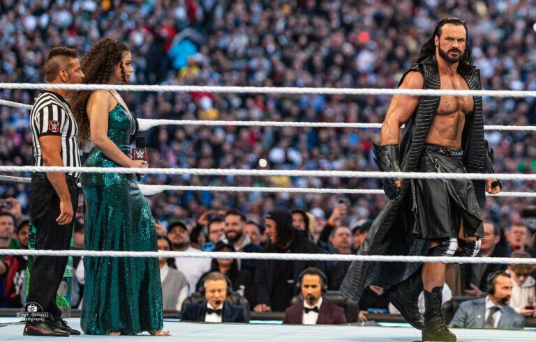 A photo of WWE star Drew McIntyre, potential John Cena "Last Time is Now" Tournament competitor.