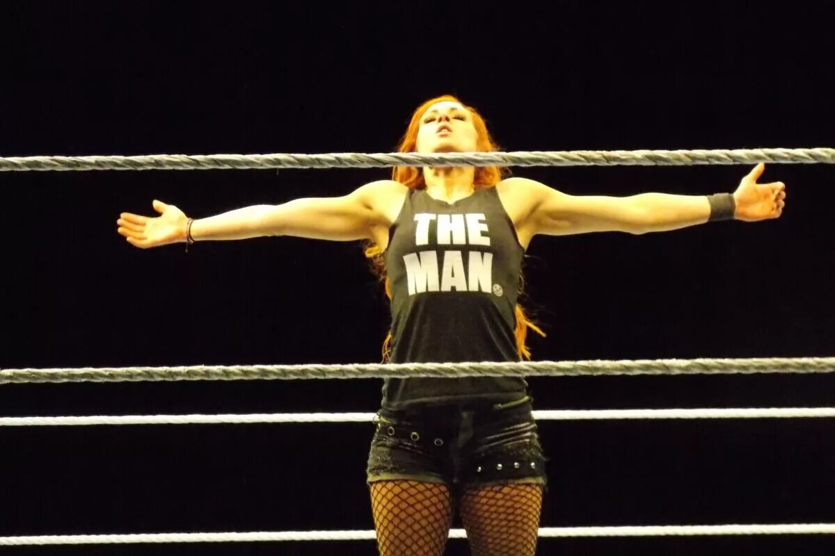 A photo of WWE Grand Slam Champion, Becky Lynch.