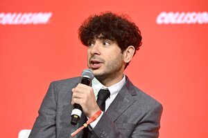 A photo of AEW president Tony Khan, who recently spoke to Ariel Helwani.