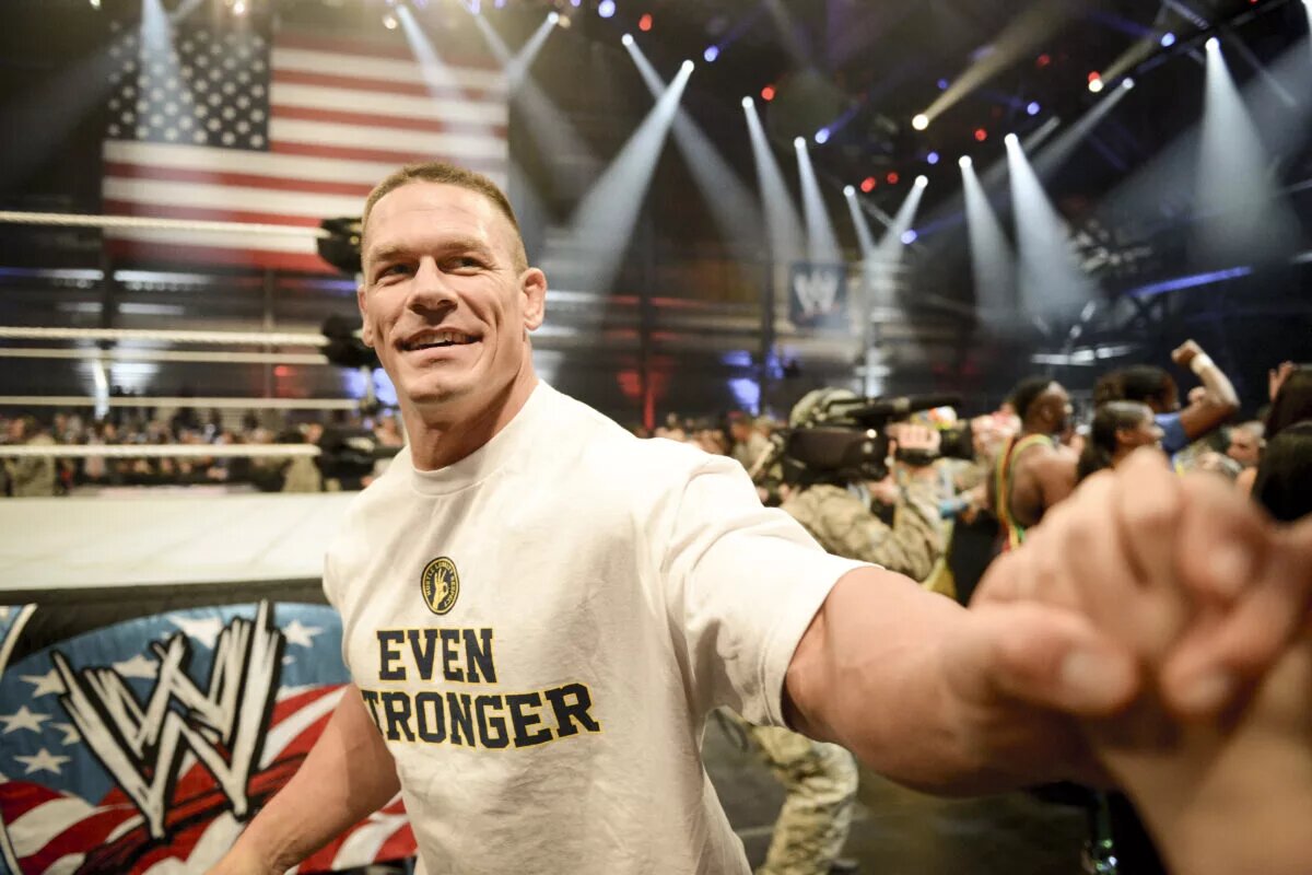 A photo of WWE GOAT John Cena.