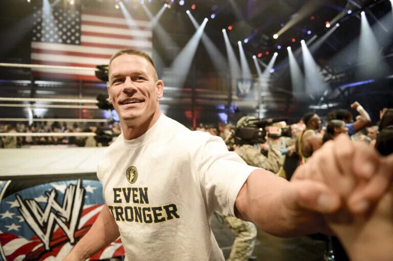 A photo of WWE GOAT John Cena.