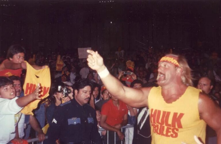 A photo of WWE Golden Era pillar Hulk Hogan.