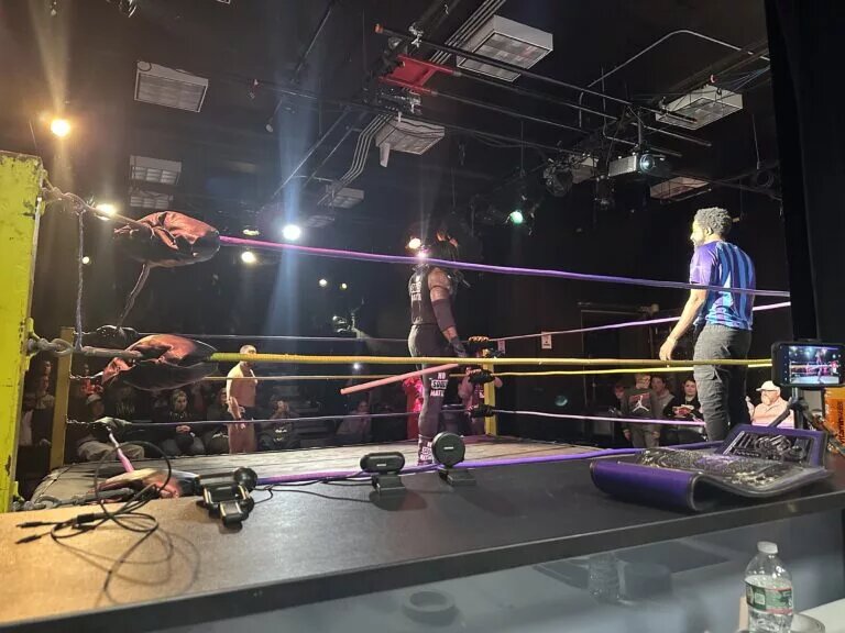 Image of Soultaker in the ring vs. Drew Gulak at SuperNova Wrestling