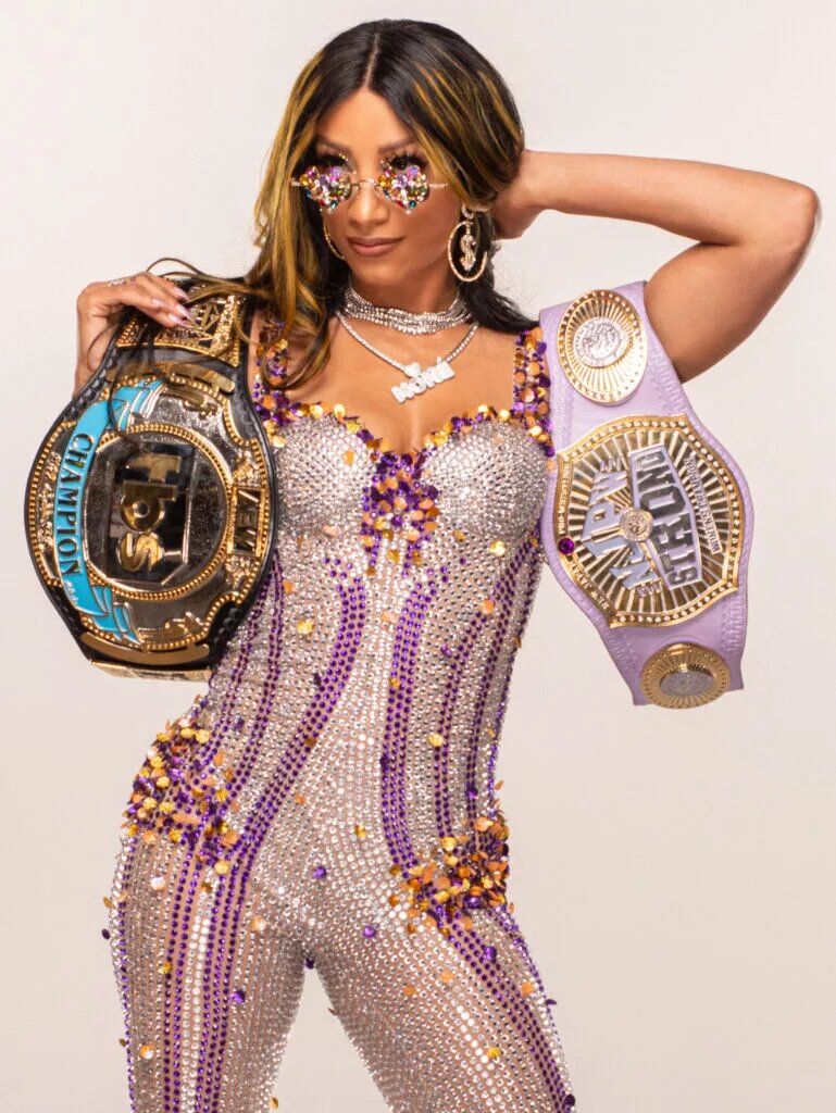 A photo of AEW star Mercedes Mone.