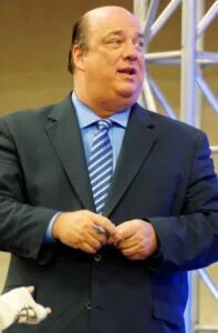 A photo featuring WWE hall of famer, Paul Heyman.