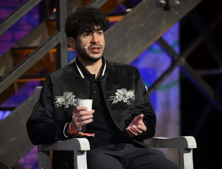 A photo of AEW president Tony Khan, who recently spoke to Ariel Helwani.