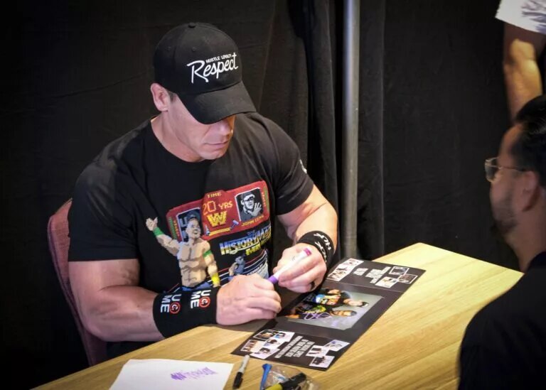 Photo of WWE legend John Cena.