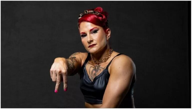 A photo of TNA Wrestling star Jody Threat.
