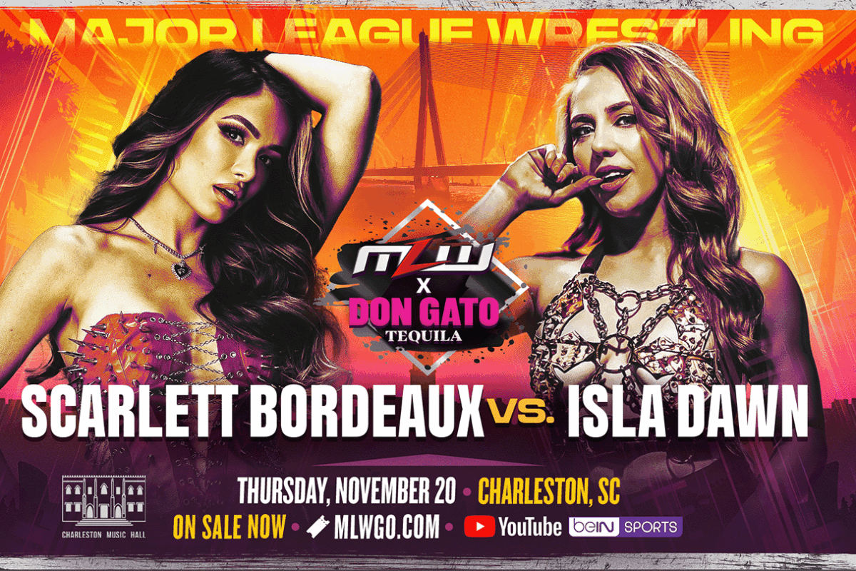 Scarlett Bordeaux vs Isla Dawn match graphic