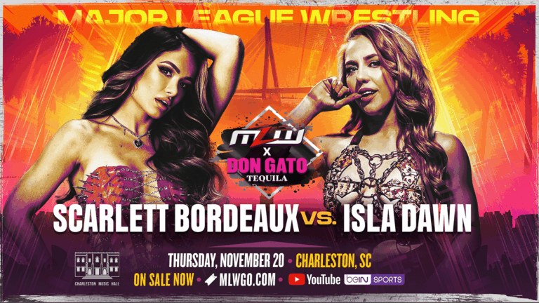 Scarlett Bordeaux vs Isla Dawn match graphic
