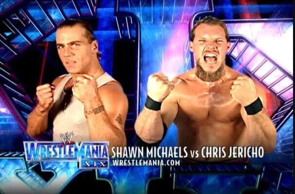 A graphic of the best WWE matches of Chris Jericho.