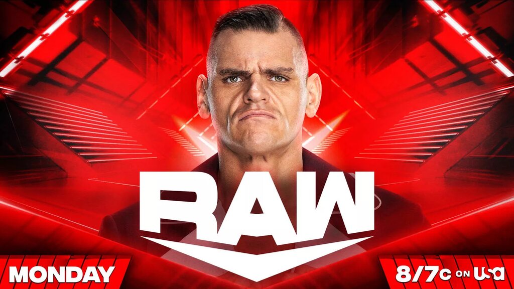 A WWE Raw graphic of Gunther.