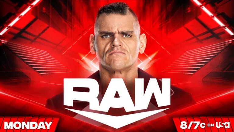 A WWE Raw graphic of Gunther.
