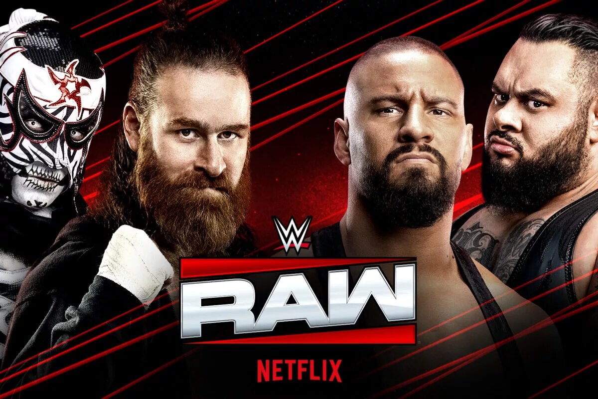 A WWE raw graphic featuring Penta of the Lucha Brothers.