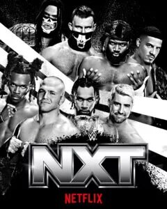A WWE NXT graphic featuring Darkstate.