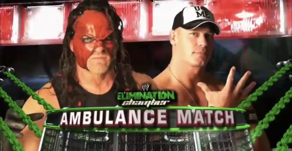A WWE PLE graphic featuring John Cena.