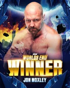 An AEW Continental Classic 2025 graphic featuring Jon Moxley.