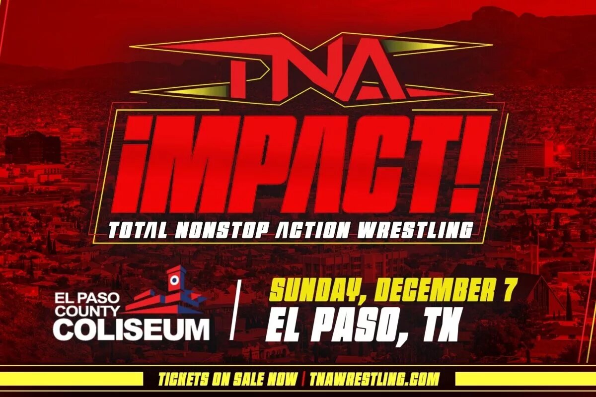 A graphic for TNA Wrestling Tapings on December 7