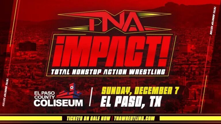 A graphic for TNA Wrestling Tapings on December 7