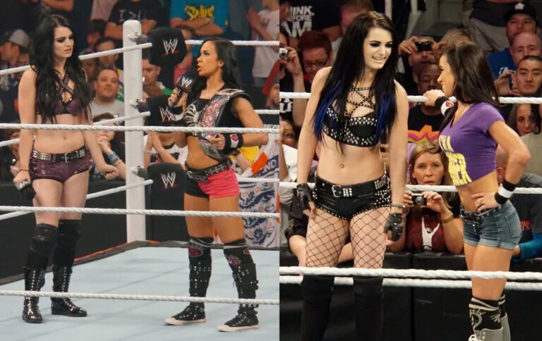 A photo of former WWE Divas Champions.