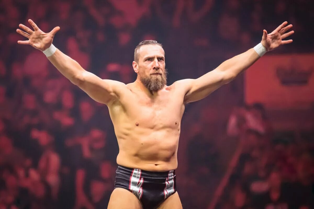 A photo of AEW star Bryan Danielson, who got called out by William Regal.