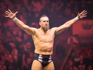 A photo of AEW star Bryan Danielson, who got called out by William Regal.