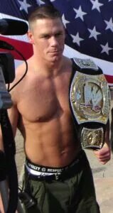 A photo of WWE legend John Cena.