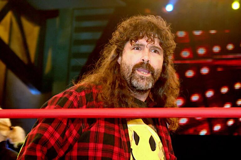 A photo of WWE legend Mick Foley.