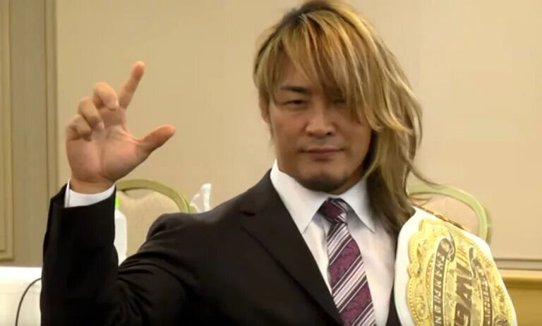 A photo of NJPW legend Hiroshi Tanahashi.