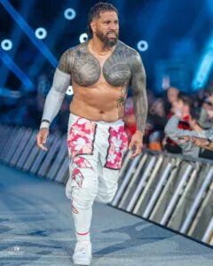 A graphic of former WWE World Champion in 2025 Jey Uso.