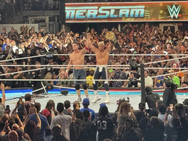 A photo featuring WWE legend John Cena.