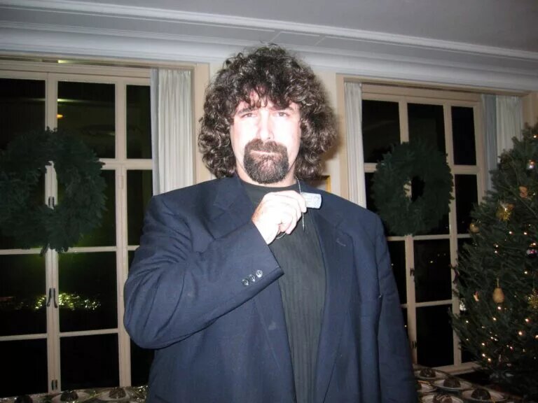 A photo of WWE legend Mick Foley.