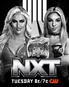 WWE NXT Match Graphic of Blake Monroe vs. Thea Hail for the NXT Women's North American Championship