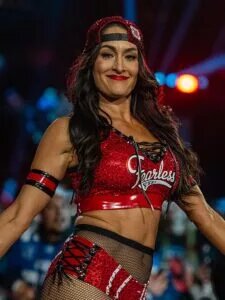 Image of Nikki Bella entering the WWE Royal Rumble